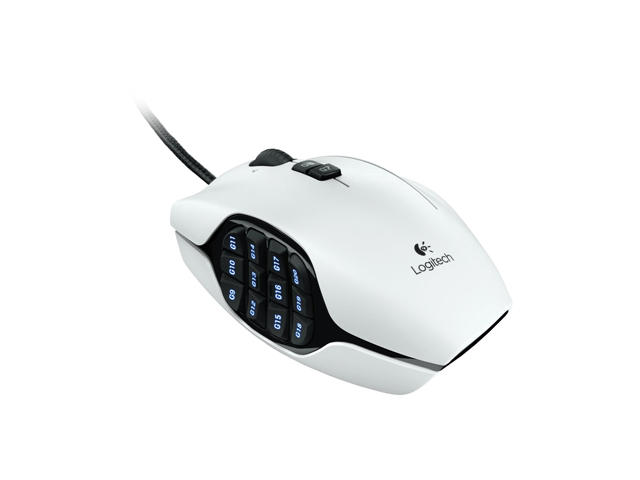 Мишки Геймърска мишка Logitech G600 MMO бяла