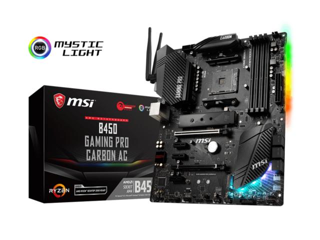 Дънни платки MSI B450 GAMING PRO CARBON AC