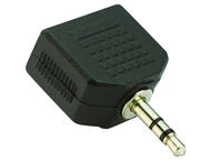 Кабели и Адаптери VCom Адаптер 3.5mm Stereo M / 2x 3.5mm ST F