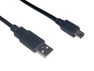 Кабели и Адаптери VCom Кабел USB 2.0 AM / Mini USB 5pin - CU215-1.8m