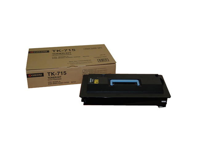 Консумативи Оригинална тонер касета Kyocera TK-715, черна