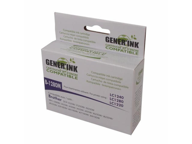 Консумативи Съвместим Generink LC1280XL/1240/1220 Magenta, Brother
