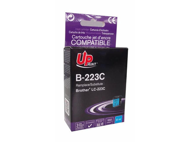 Консумативи Съвместим UPRINT LC223 Cyan, Brother