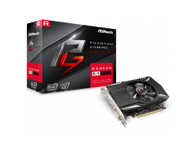 Видео карти ASRock Phantom Gaming Radeon RX550 2G