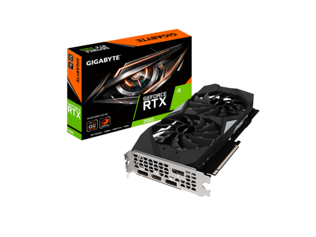 Видео карти Gigabyte GeForce RTX 2060 WINDFORCE OC 6G
