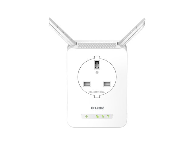 Мрежово оборудване D-link N300 Wi‑Fi удължител на обхват с електрически пренос DAP‑1365