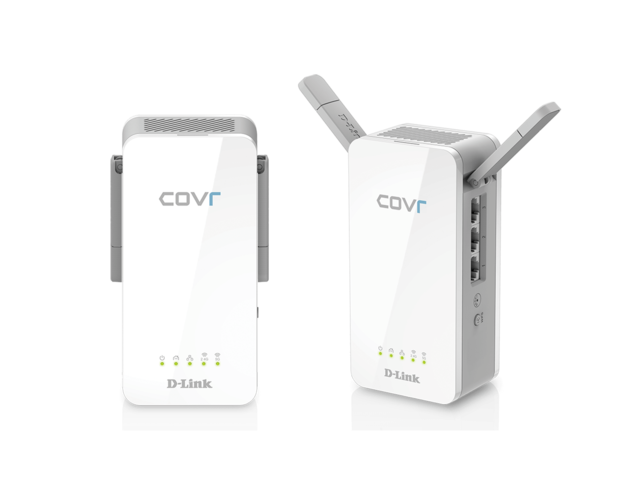 Мрежово оборудване D-Link Хибридна Mesh Wi‑Fi система за целия дом COVR‑P2502