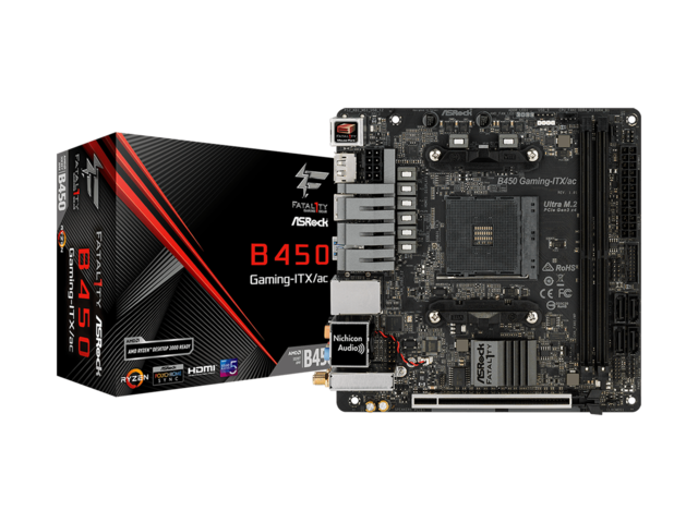 Дънни платки ASRock Fatal1ty B450 Gaming-ITX/ac