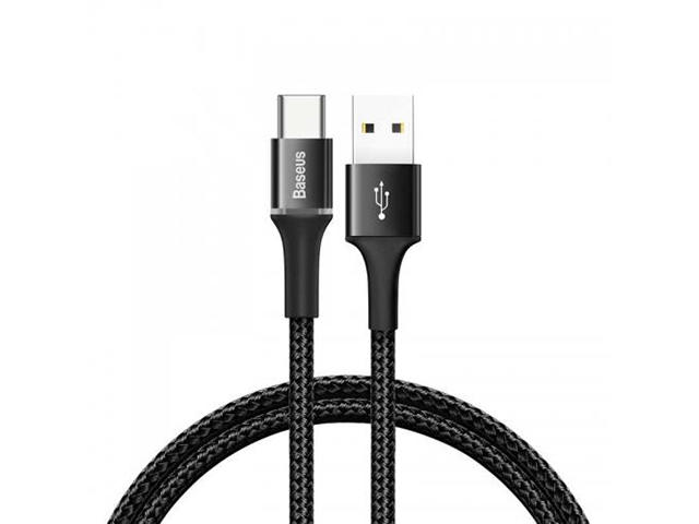 Кабели и Адаптери Baseus Halo USB-C Cable, черен (50см)
