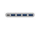 Кабели и Адаптери Macally 3.1 USB-C to 4 port USB-A and 1xUSB-C Hub
