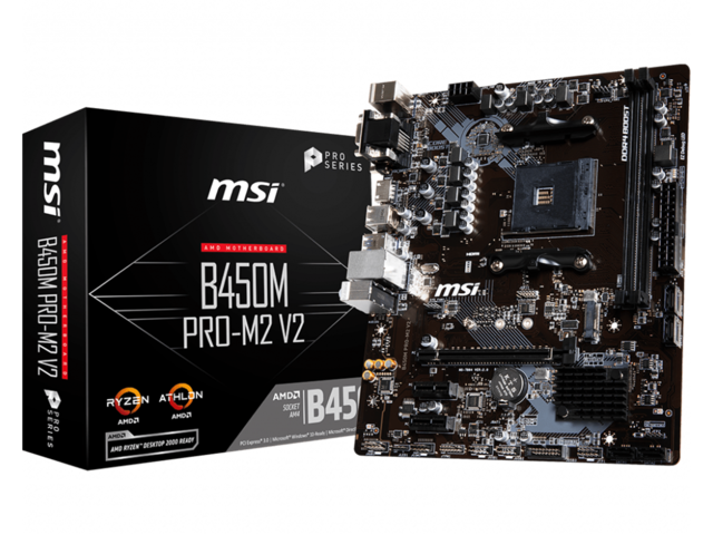 Дънни платки MSI B450M PRO-M2 V2