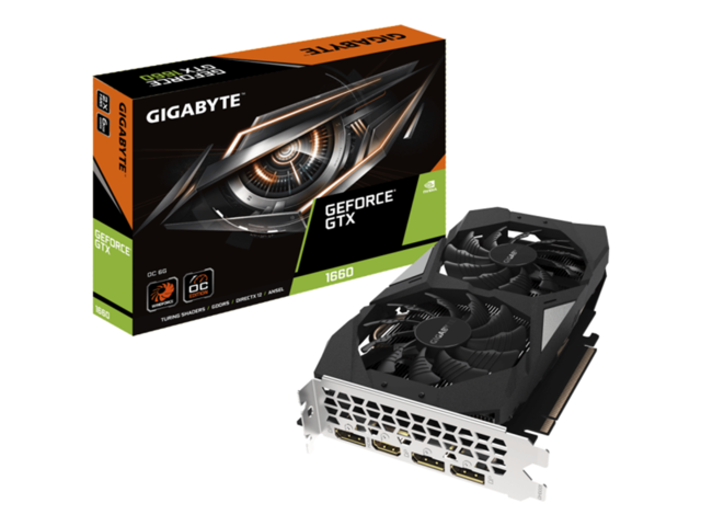 Видео карти Gigabyte GeForce GTX 1660 OC 6G