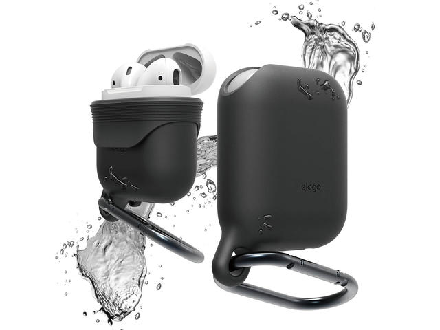 Джаджи Elago Airpods Waterproof Hang Case, в черно