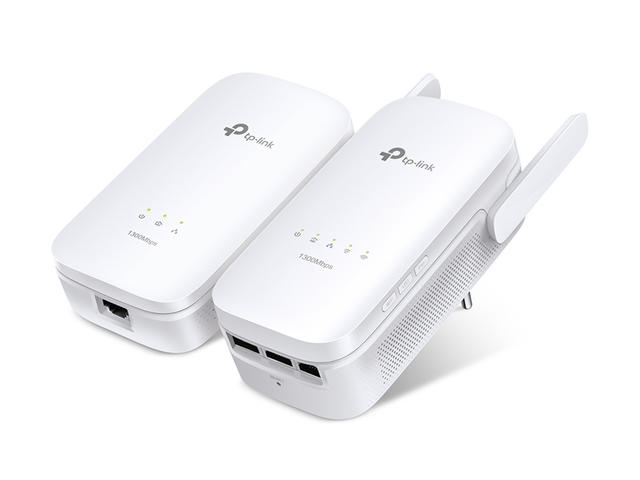Безжични адаптери TP-Link PowerLine TL-WPA8630 KIT AV1300