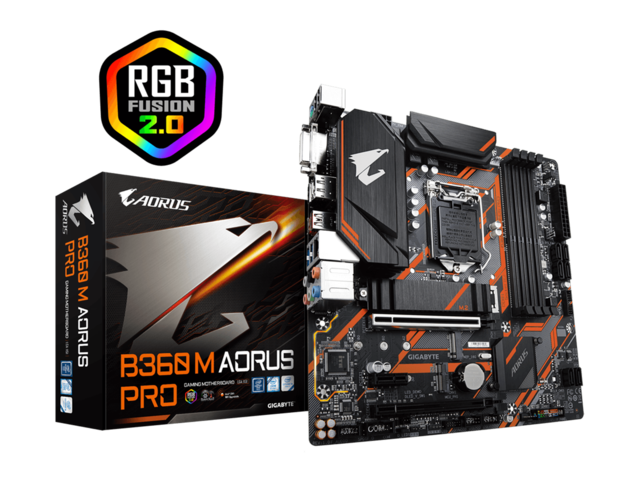Дънни платки AORUS B360M PRO