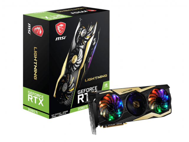 Видео карти MSI GeForce RTX 2080 Ti LIGHTNING