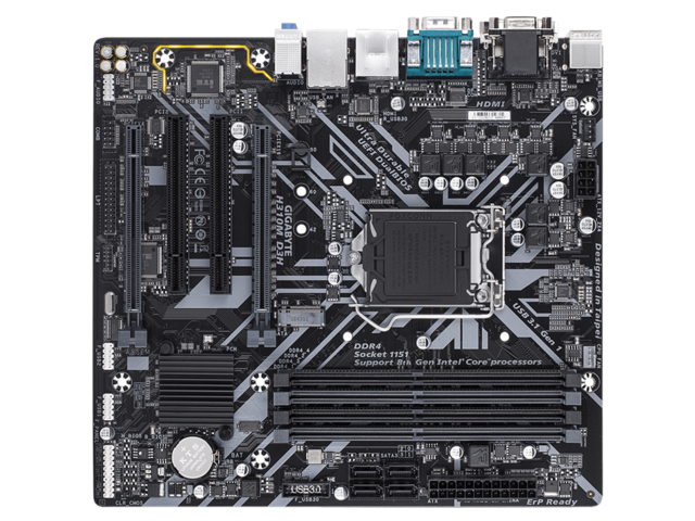 Дънни платки GIGABYTE H310M D3H