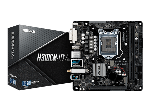 Дънни платки ASRock H310CM-ITX/ac