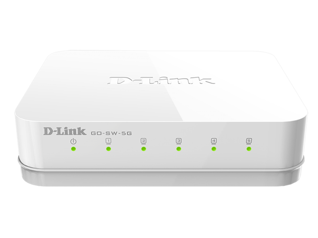 Мрежово оборудване D-Link 5-Port 10/100/1000Mbps суич