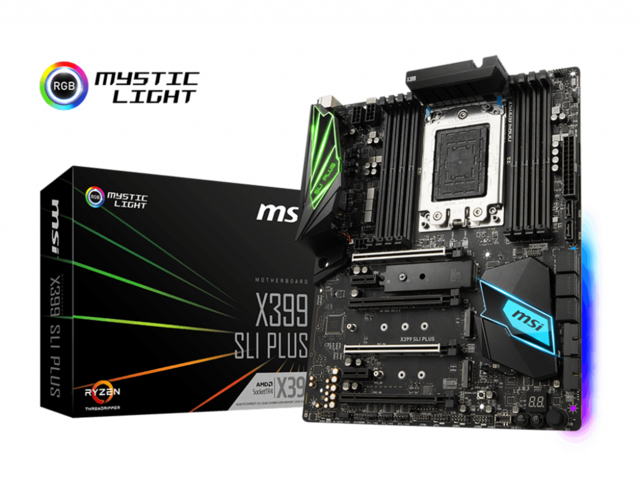 Дънни платки MSI X399 SLI PLUS