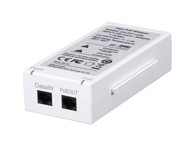Безжични адаптери Dahua PoE инжектор PFT1200