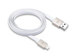 Кабели и Адаптери Just Mobile AluCable Flat Lightning cable 1m