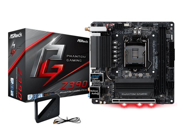 Дънни платки ASRock Z390 Phantom Gaming ITX/ac