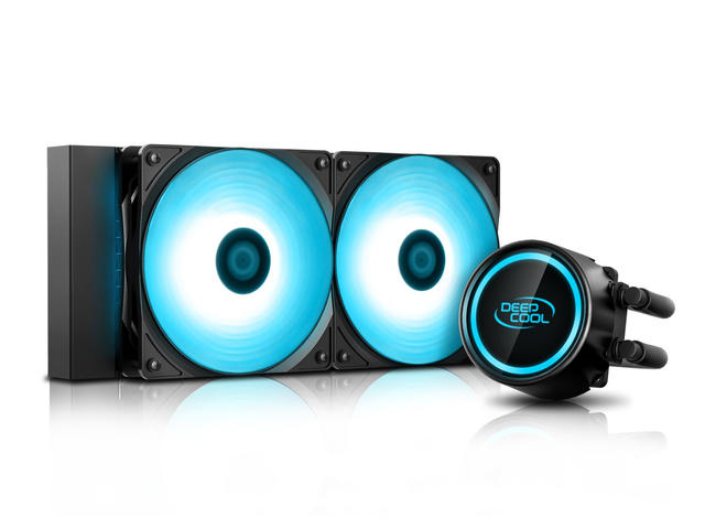 Охладители DeepCool Water Cooler GAMMAXX L240T Blue