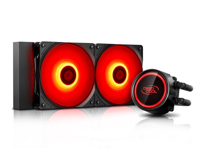 Охладители DeepCool Water Cooler GAMMAXX L240T Red