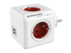 Разклонители Allocacoc POWER CUBE 1202RD 4outlets/USB