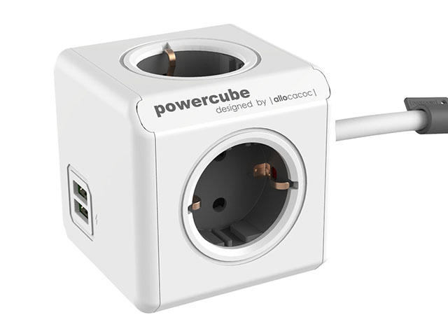 Разклонители Allocacoc POWER CUBE 1402GY