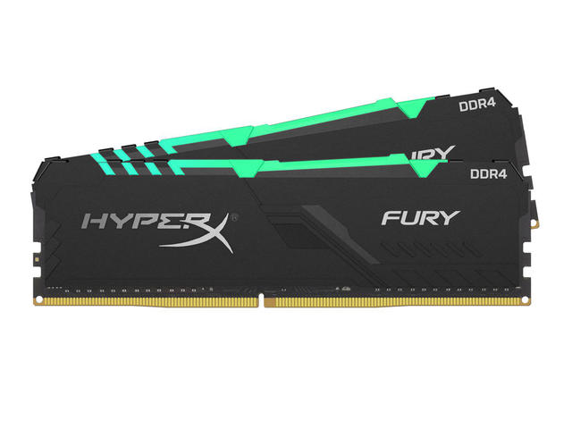 Оперативна памет 32GB (2x16GB) DDR4 3000MHz Kingston HyperX Fury RGB CL15
