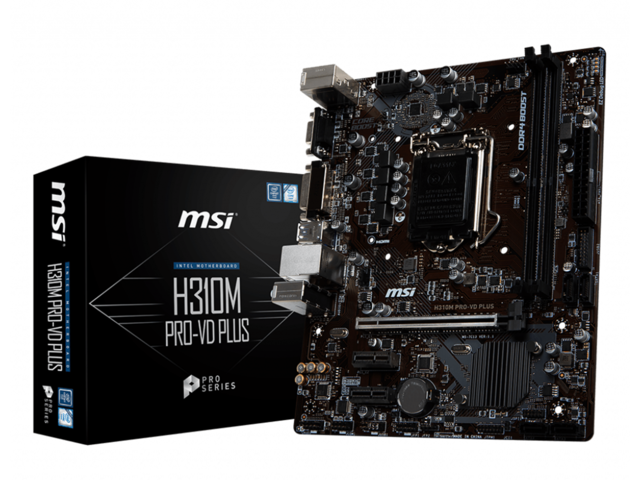 Дънни платки MSI H310M PRO-VD PLUS
