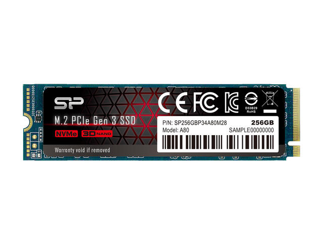 SSD 256GB Silicon Power A80 M.2 NVMe