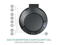 Слушалки TCL MTRO200BTBK, Shadow Black