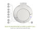 Слушалки TCL MTRO200BTBK, Ash White