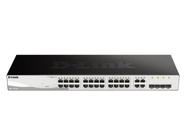 Мрежово оборудване D-Link 28-Port Gigabit Smart Switch DGS-1210-28