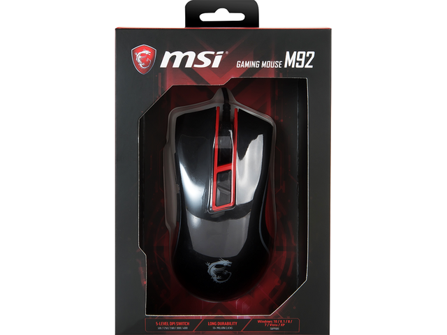 Мишки MSI GAMING MOUSE M92 BOX /GIFT