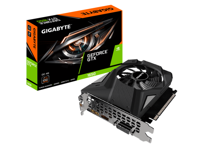Видео карти Gigabyte GeForce GTX 1650 OC