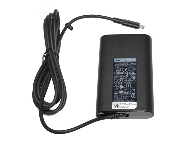 Захранвания за лаптопи Makki оригинално зарядно за лаптоп Laptop Adapter Genuine DELL HA65NM170 - 65W Type-C