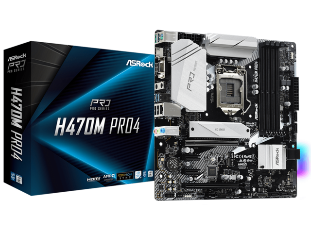 Дънни платки Asrock H470M Pro4