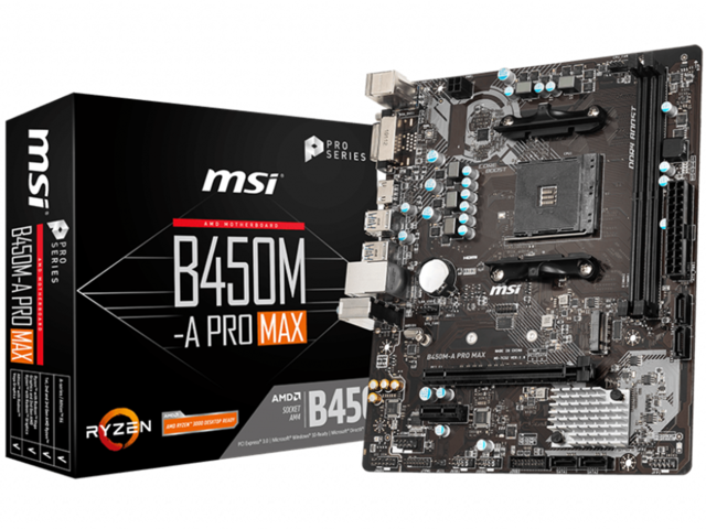 Дънни платки MSI B450M-A PRO MAX