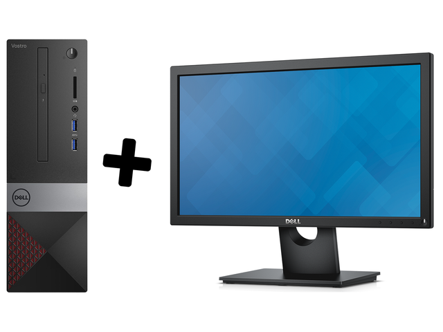 Компютри Dell Vostro 3470 SFF + Dell E2016HV 19.5"