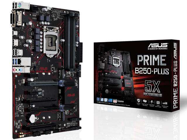 Дънни платки ASUS PRIME B250-PLUS