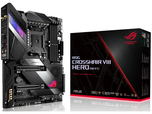 Дънни платки ASUS ROG CROSSHAIR VIII HERO X570 Wi-Fi 6