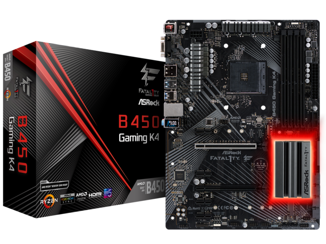 Дънни платки ASRock Fatal1ty B450 Gaming K4