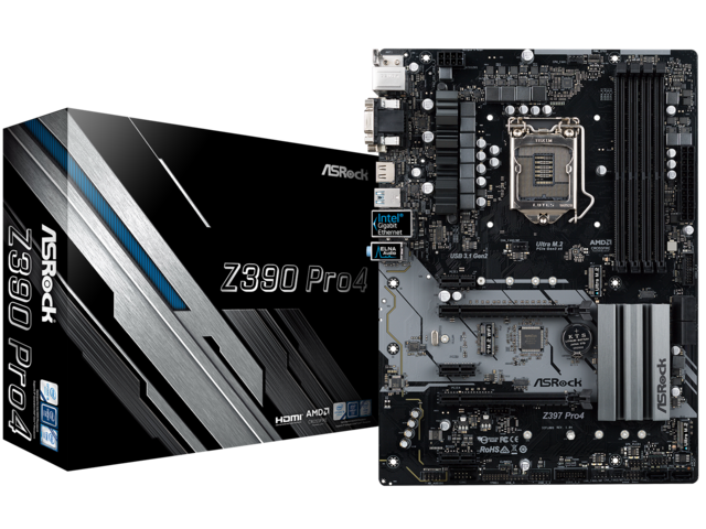 Дънни платки ASRock Z390 Pro4