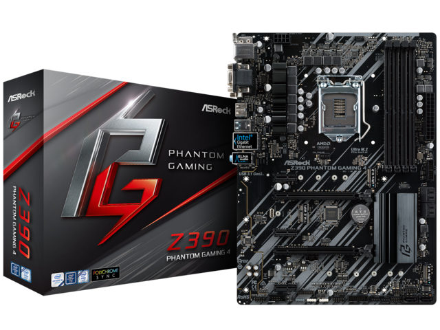 Дънни платки ASRock Z390 Phantom Gaming 4