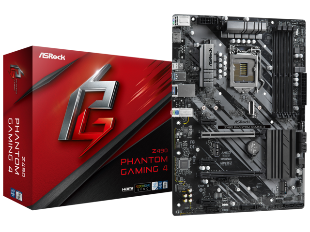 Дънни платки ASRock Z490 Phantom Gaming 4