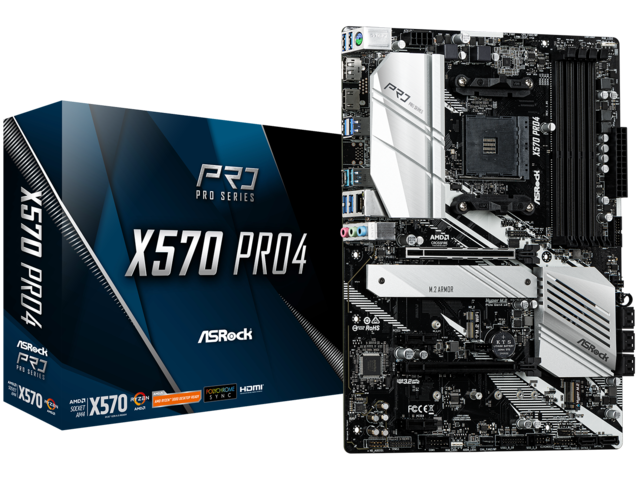 Дънни платки ASRock X570 Pro4